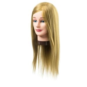 Fryzjerska główka treningowa włosy blond 35-40cm