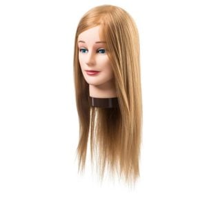 Fryzjerska główka treningowa włosy blond 45-55cm